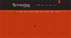 Desktop Screenshot of forestparkchurch.org